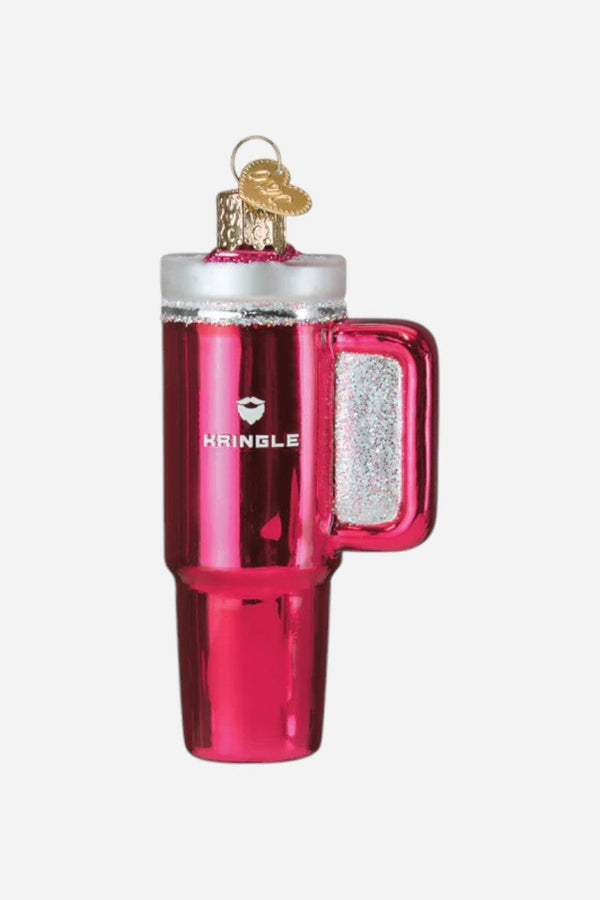 Pink Kringle Cup Ornament