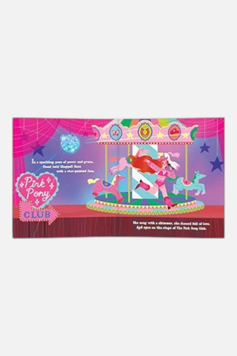 Pink Pony Club: Where Chappell Roan Fans Sparkle Kid's Book – back view