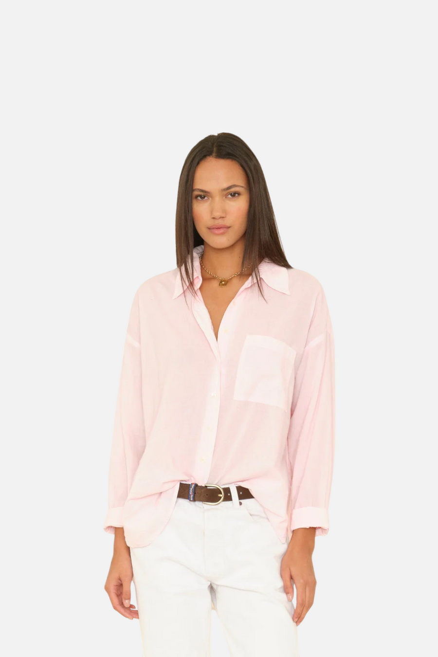 Xirena Sydney Shirt in Pale Rose