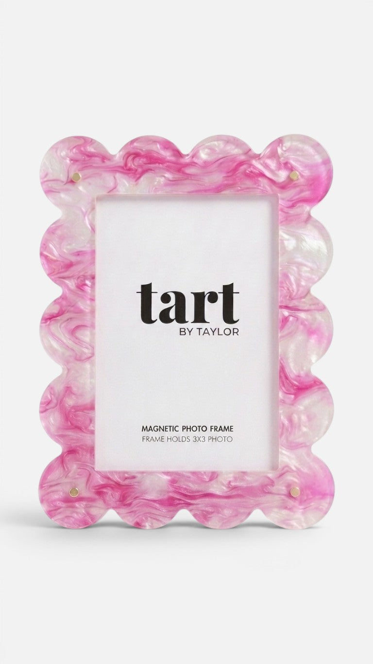 Tart by Taylor Acrylic Frame in Pink Marble