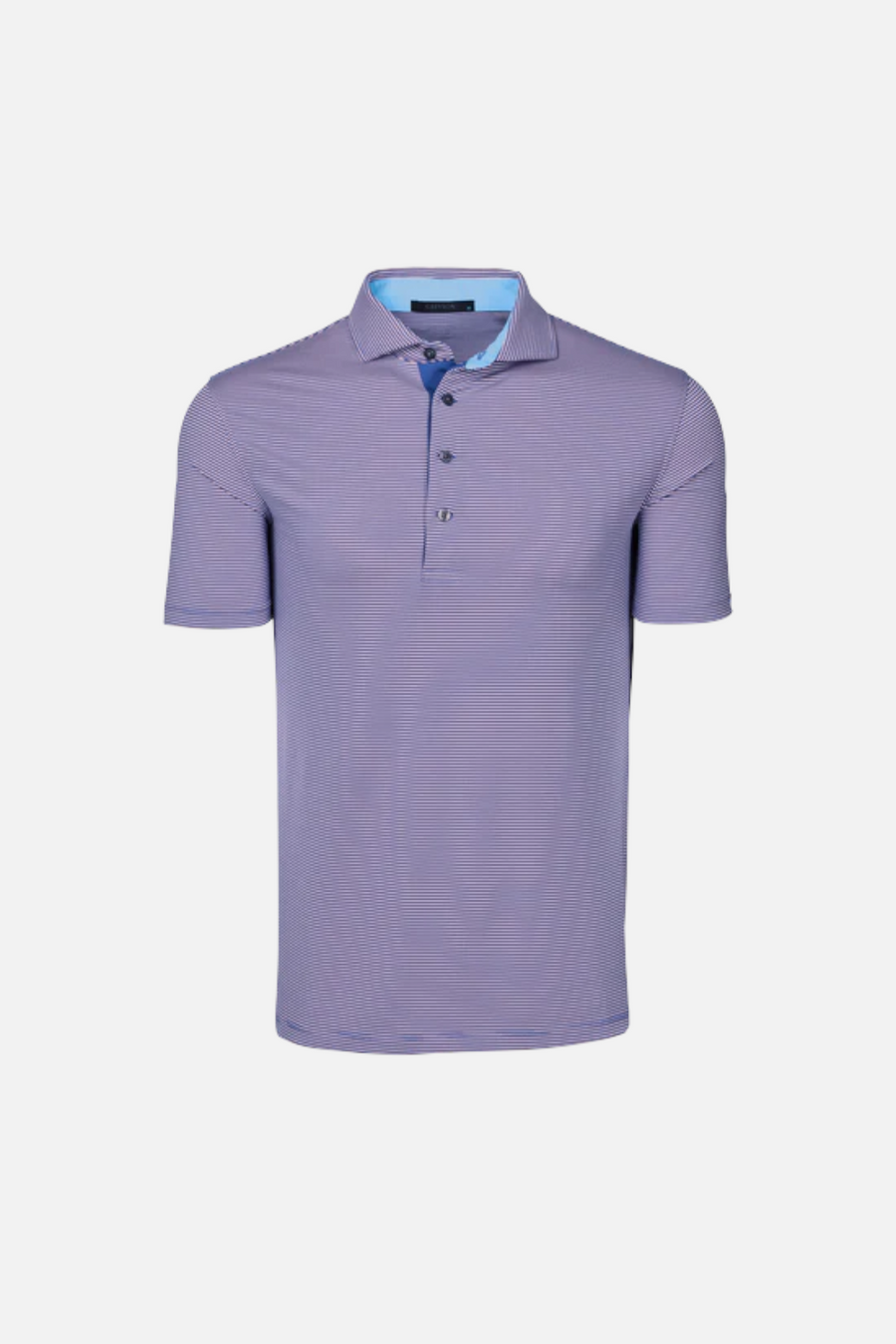 Greyson Saranac Polo in Pink Sky & Falcon – front view