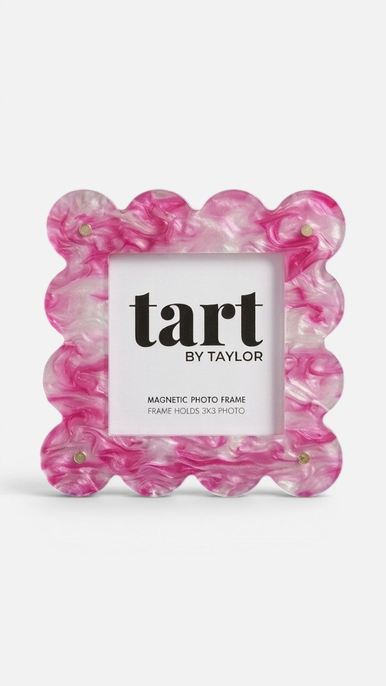 Tart by Taylor Mini Acrylic Frame in Pink Marble