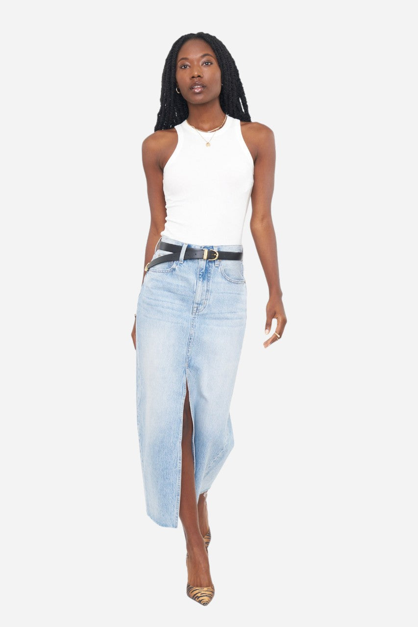 Pistola Alice Midi Skirt in Brooklyn – flat lay