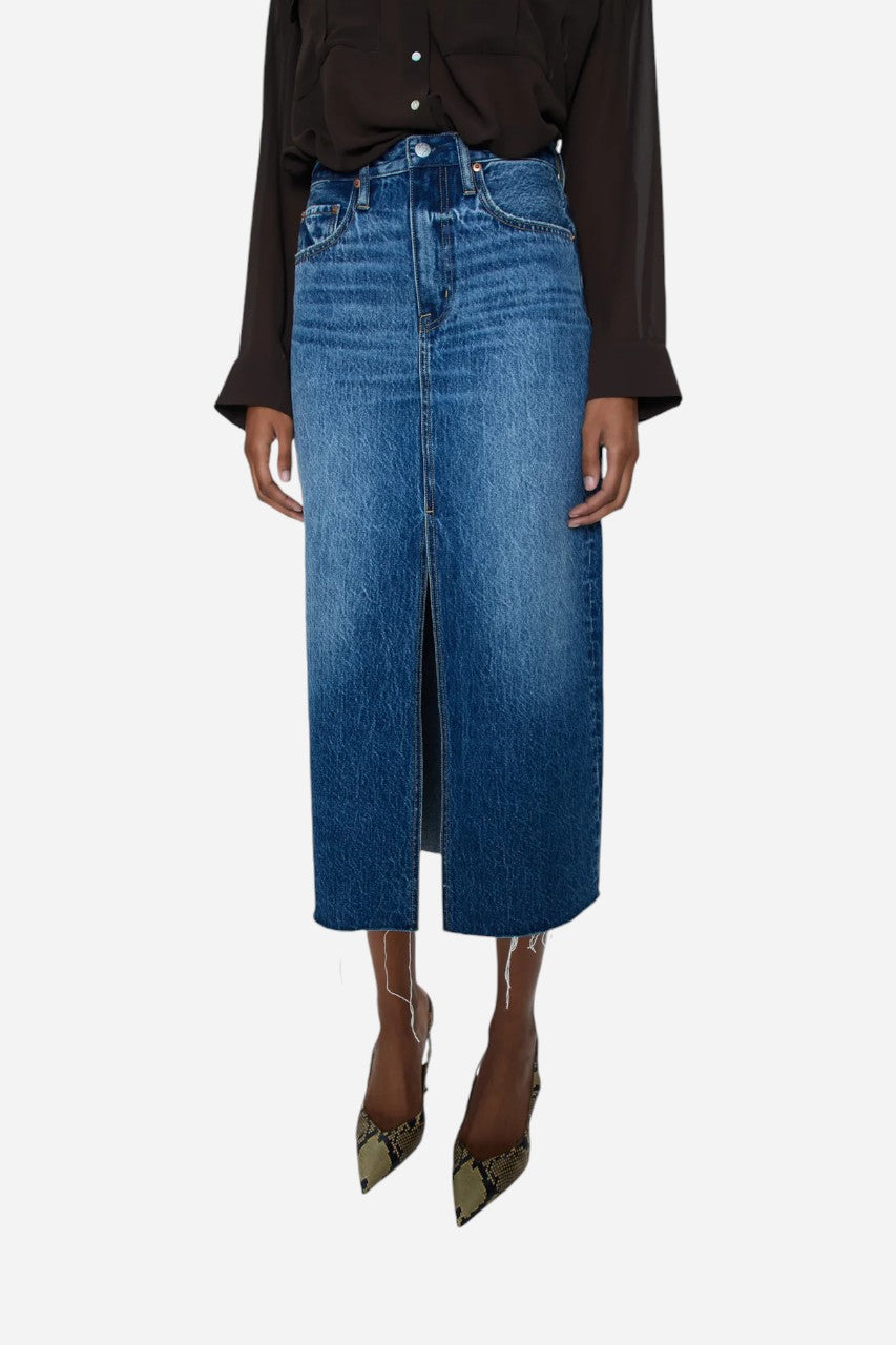 Pistola Alice Midi Skirt in Fairfax – back view