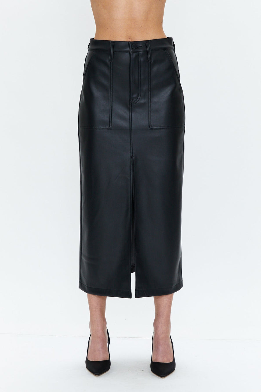 Pistola Alice Utility Midi Skirt Patch – back view