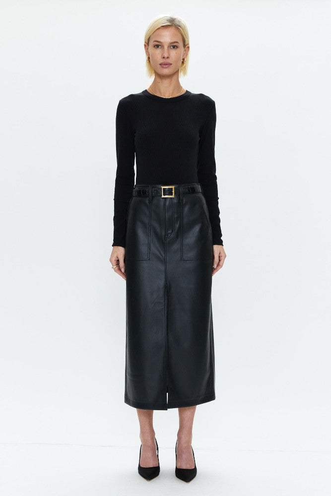 Pistola Alice Utility Midi Skirt Patch – front view