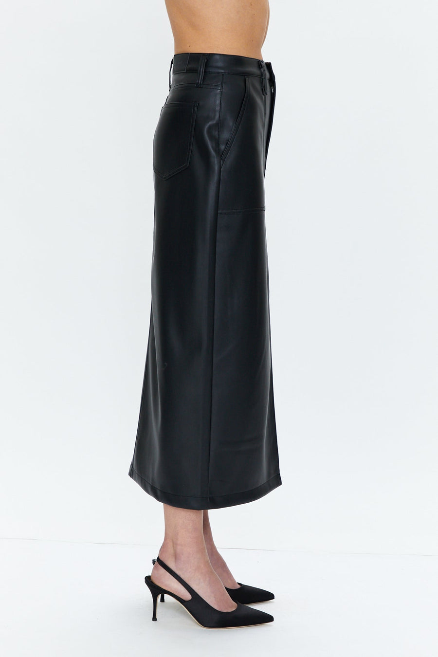 Pistola Alice Utility Midi Skirt Patch – side view
