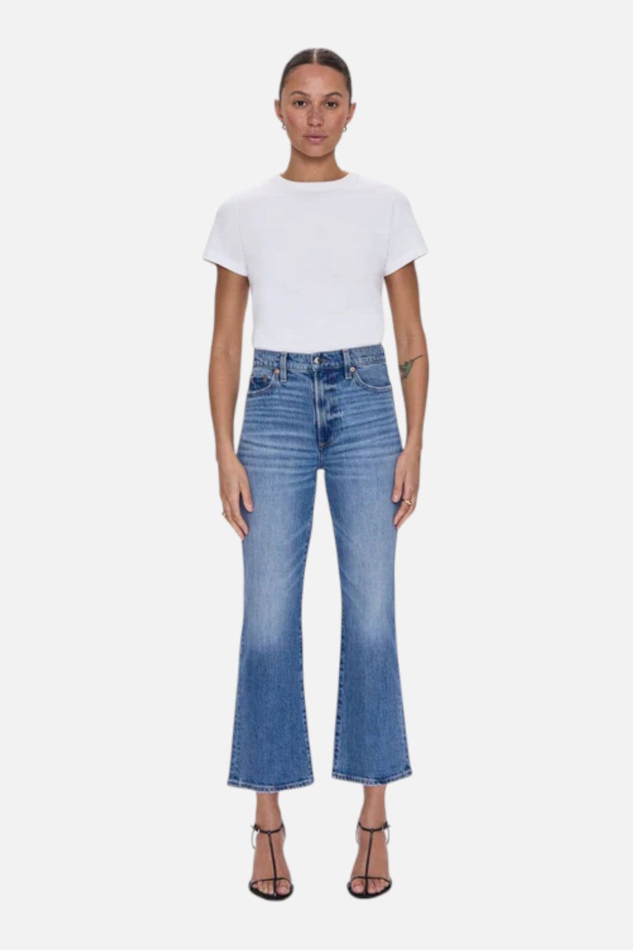 Pistola Ally High Rise Ankle Boot Jean in Charleston – side view