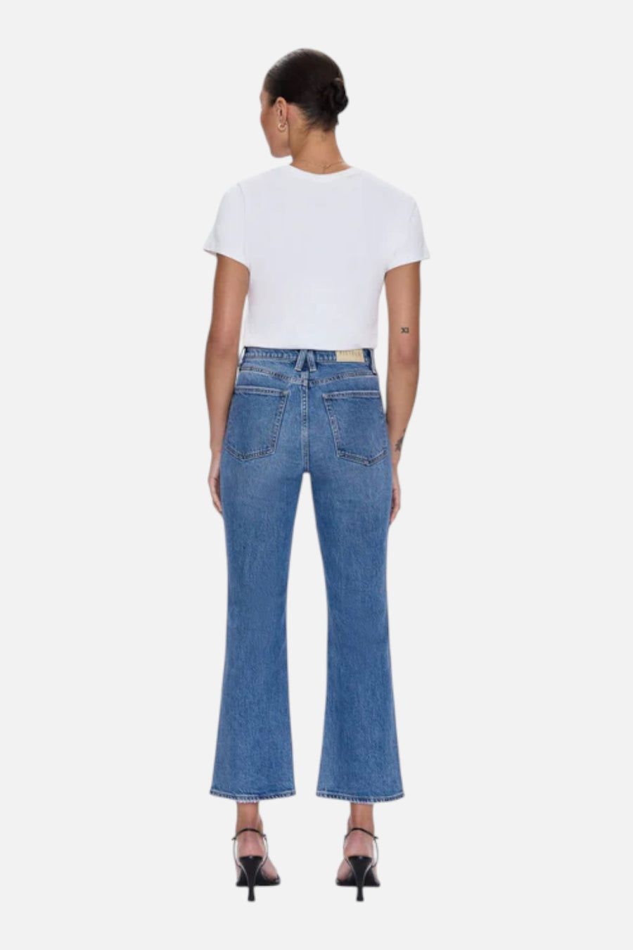 Pistola Ally High Rise Ankle Boot Jean in Charleston – side view