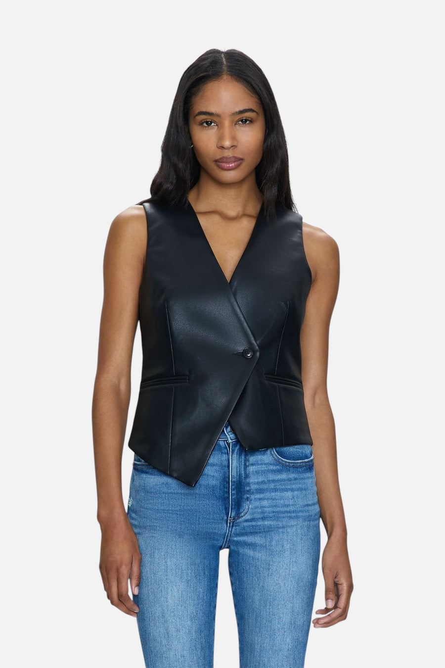 Pistola Arabella Vest in Slate Black – detail