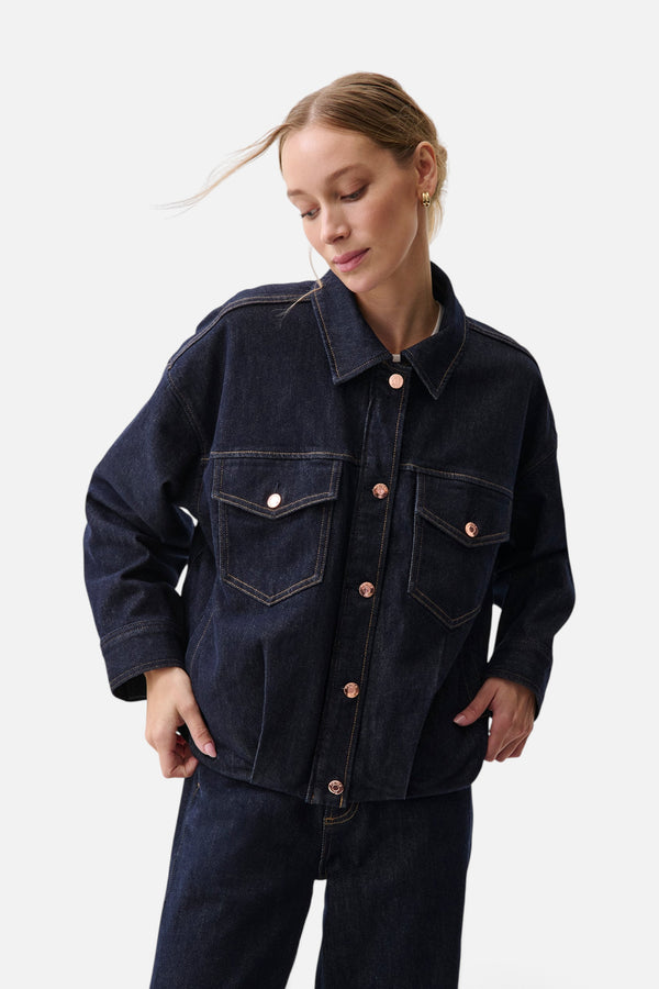 Pistola Bibi Blouson Jacket in Nightfall