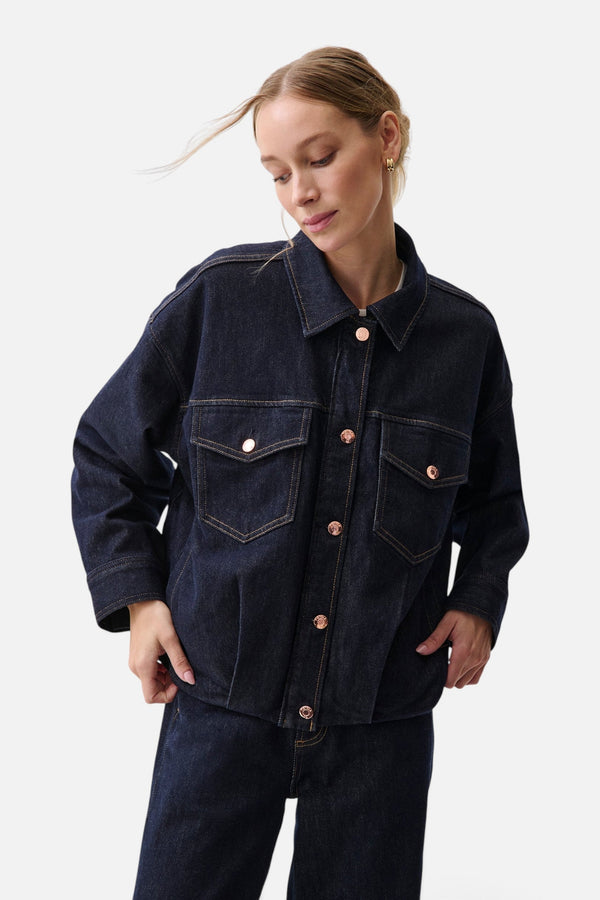 Pistola Bibi Blouson Jacket in Nightfall