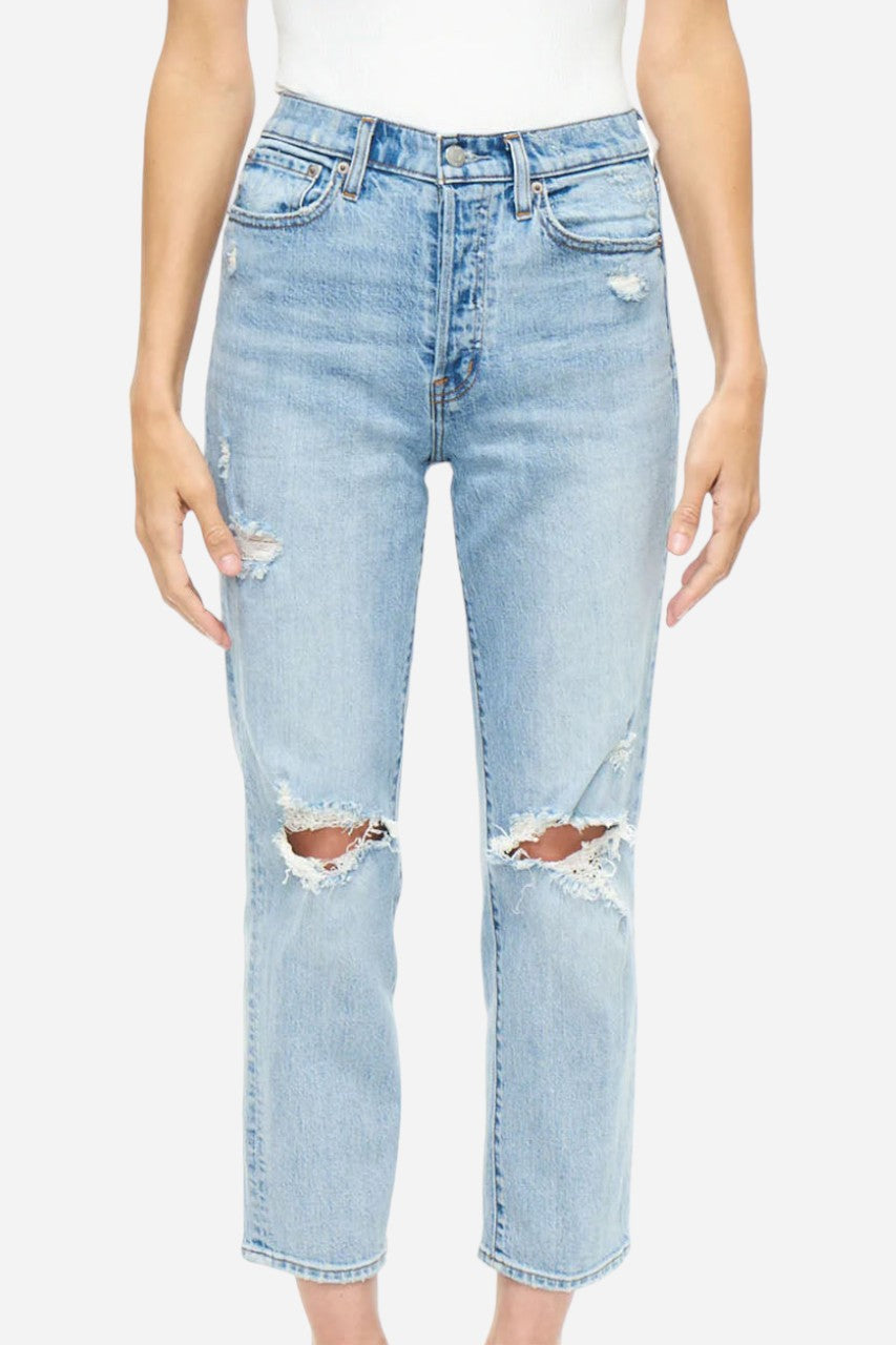 Pistola Charlie High Rise Straight In Bali Distressed – front view
