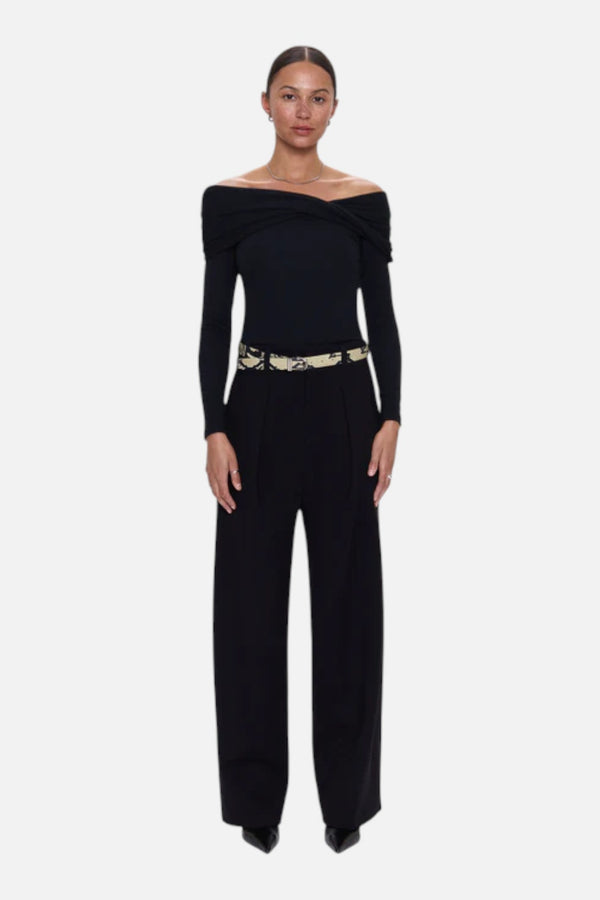 Pistola Eden Pleated Ponte Trouser in Night Out