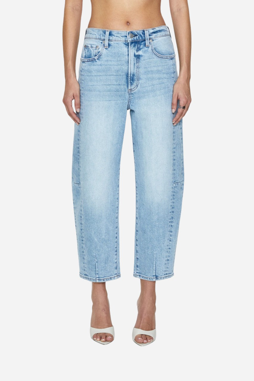 Pistola Eli High Rise Arched Leg Jeans in Sun Kissed – front view