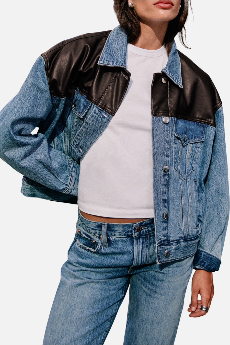 Pistola Harley Trucker Jacket in Metropolis – alternate