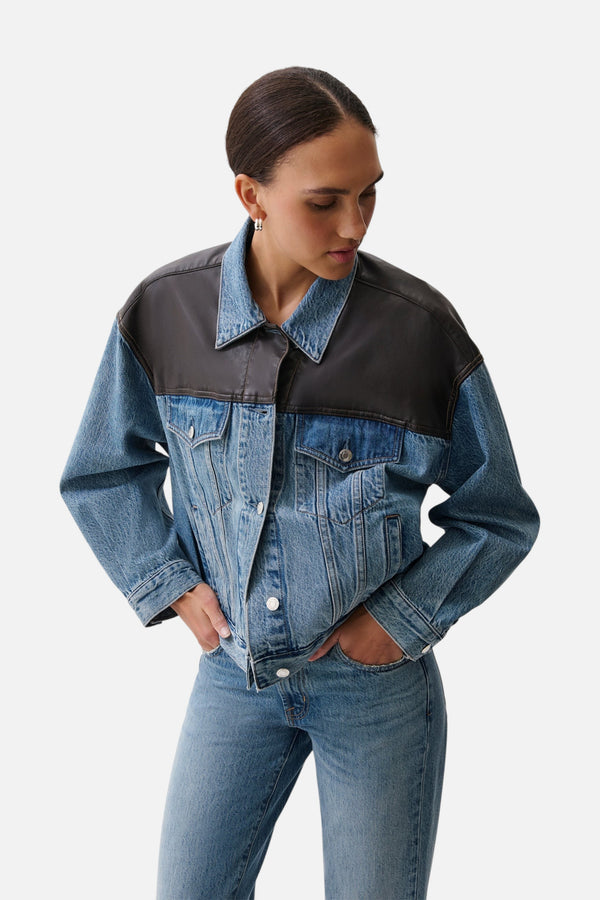 Pistola Harley Trucker Jacket in Metropolis