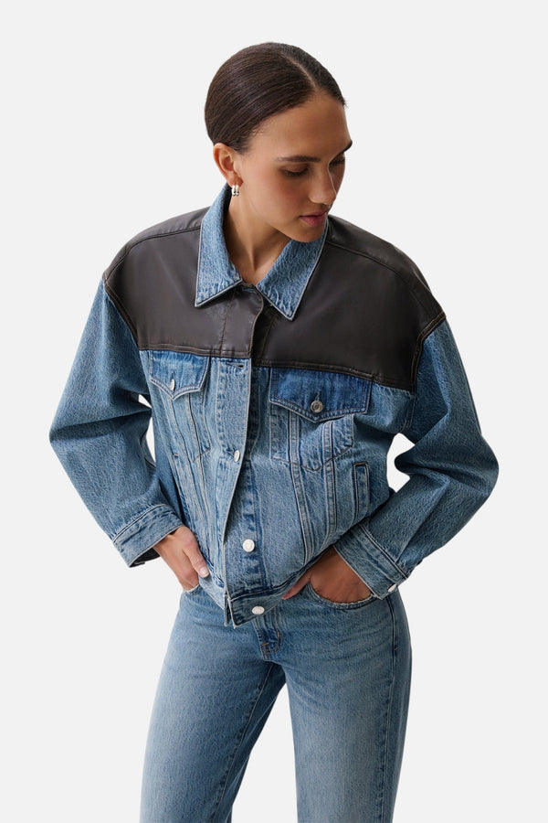 Pistola Harley Trucker Jacket in Metropolis