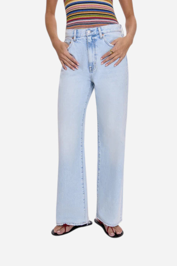 Pistola Hendrix High Rise Baggy Jean- Waterfall