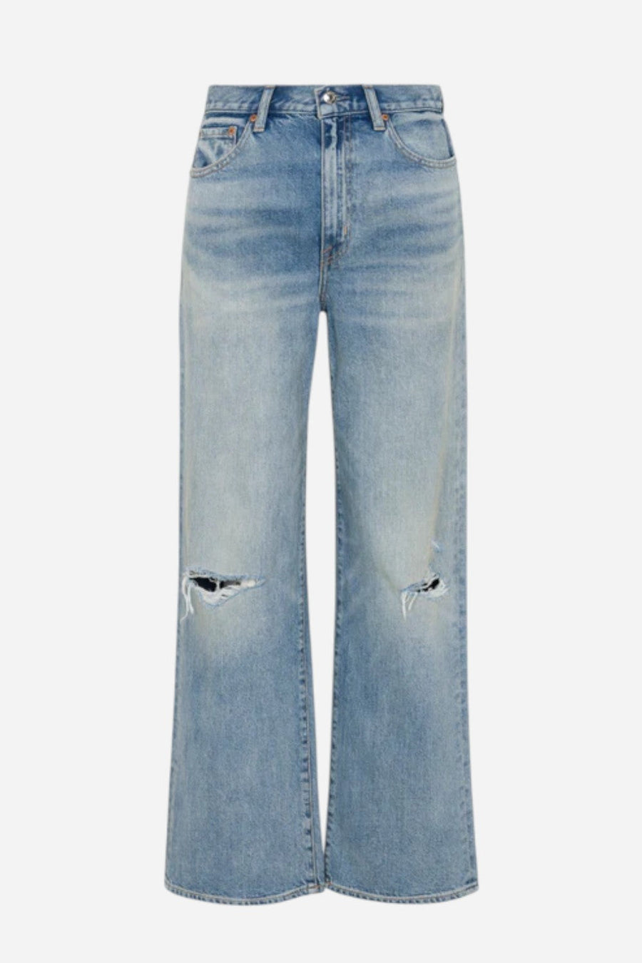 Pistola Hendrix High Rise Relaxed Jean - Apprentice Distressed – alternate