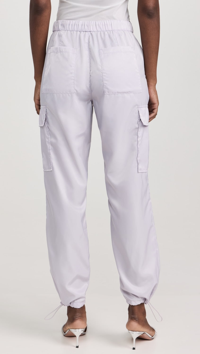 Pistola Jade Lightweight Cargo Pant in Lilac Mist – back view