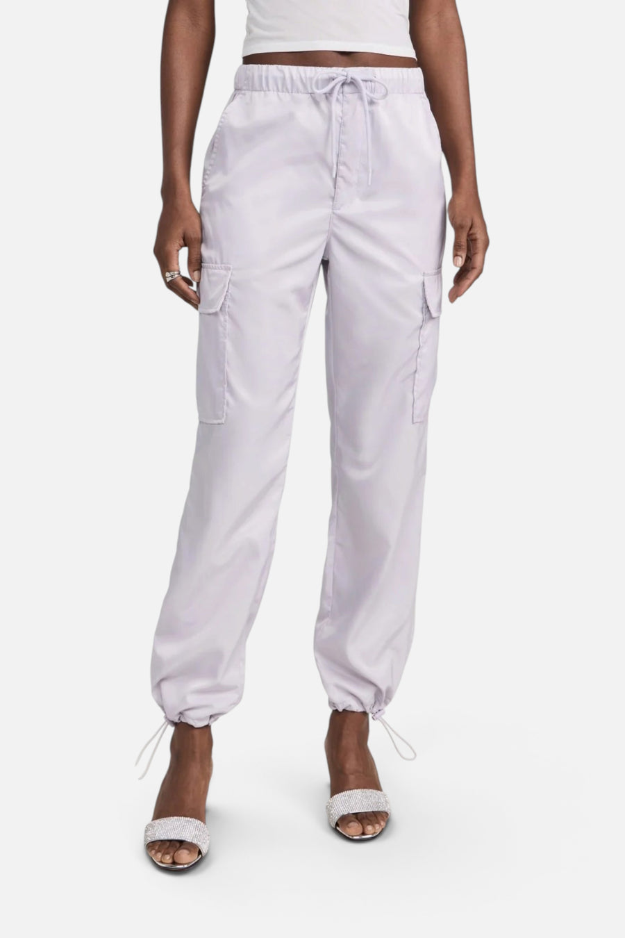 Pistola Jade Lightweight Cargo Pant in Lilac Mist – front view