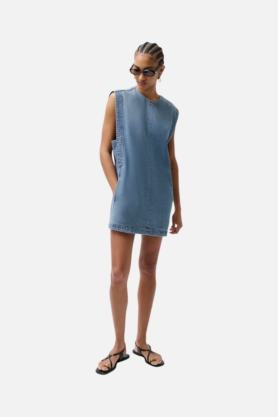 Pistola Karla Mini Dress in Attitude – front view