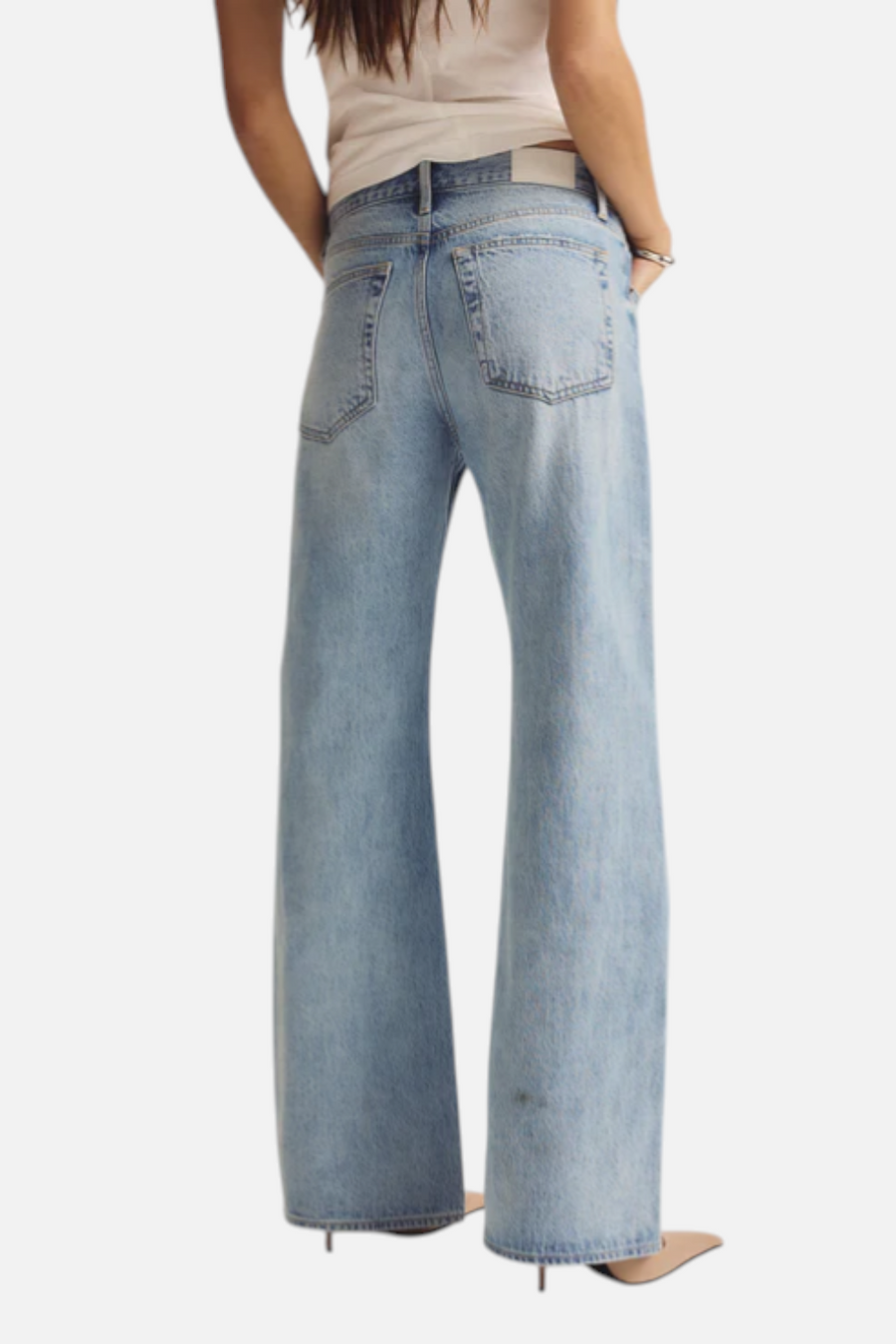 Pistola Larsen Jeans in Mellow – back view