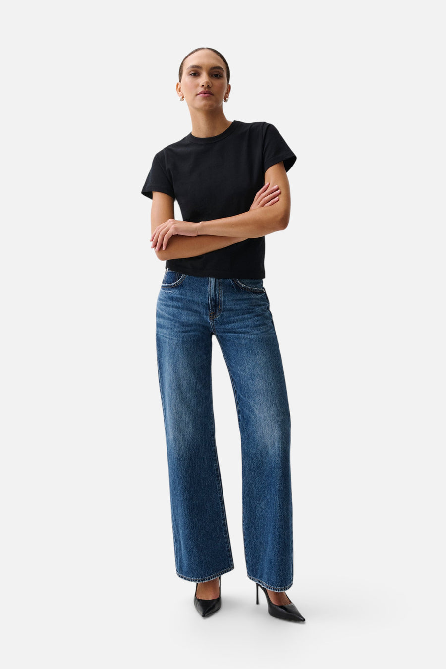 Pistola Larsen Relaxed Flare in Daring – alternate