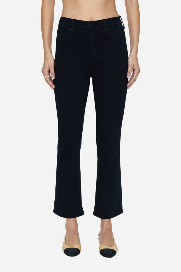 Pistola Lennon High Rise Crop Boot in Dark Vinyl