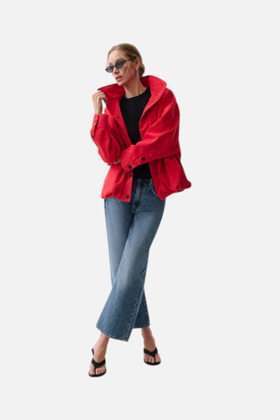 Pistola Liberty Funnel Neck Jacket Negroni Red – alternate