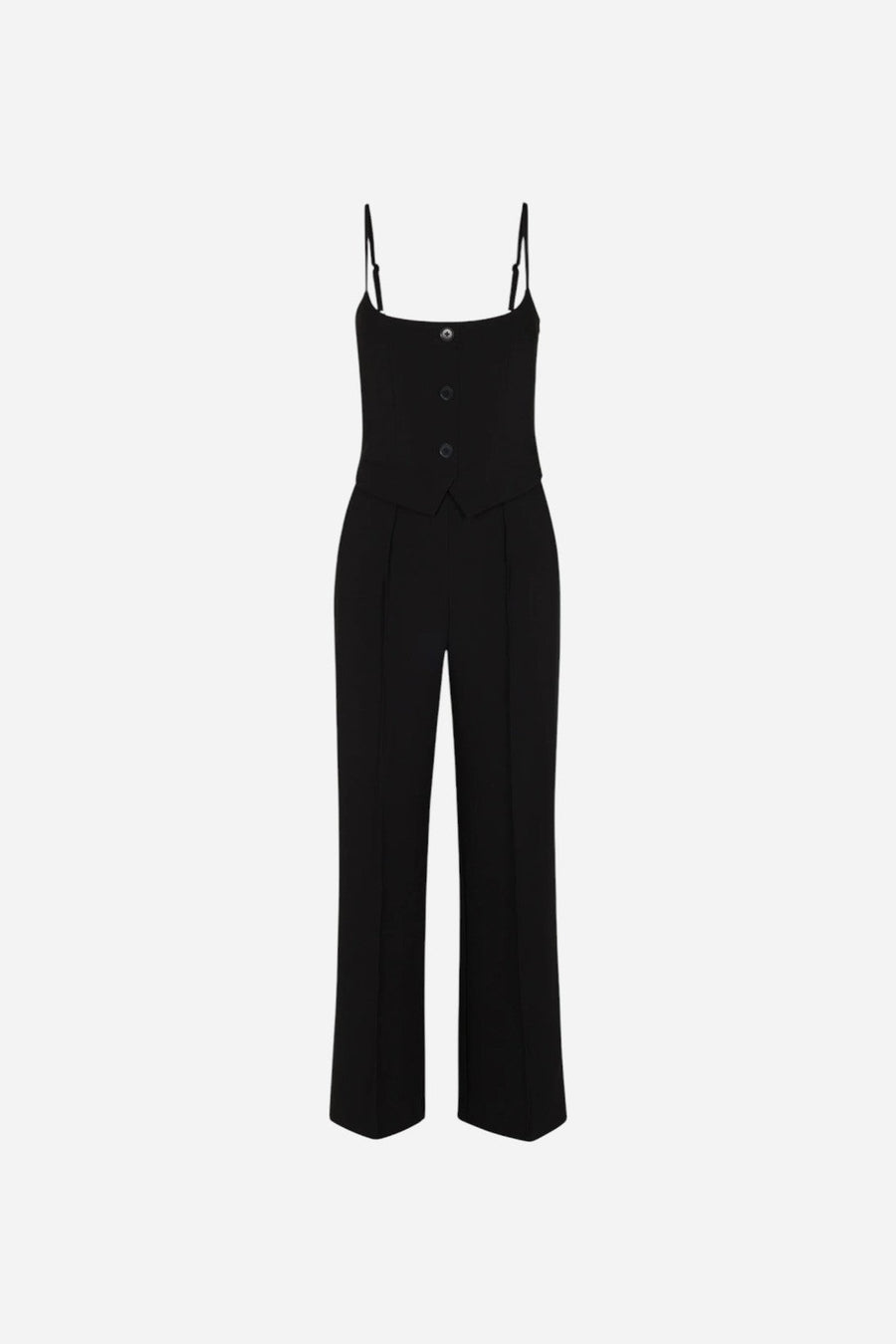 Pistola Marcia Tailored Jumpsuit in Black – side view