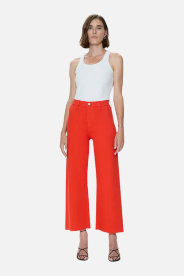 Pistola Penny Crop Jeans in Chili