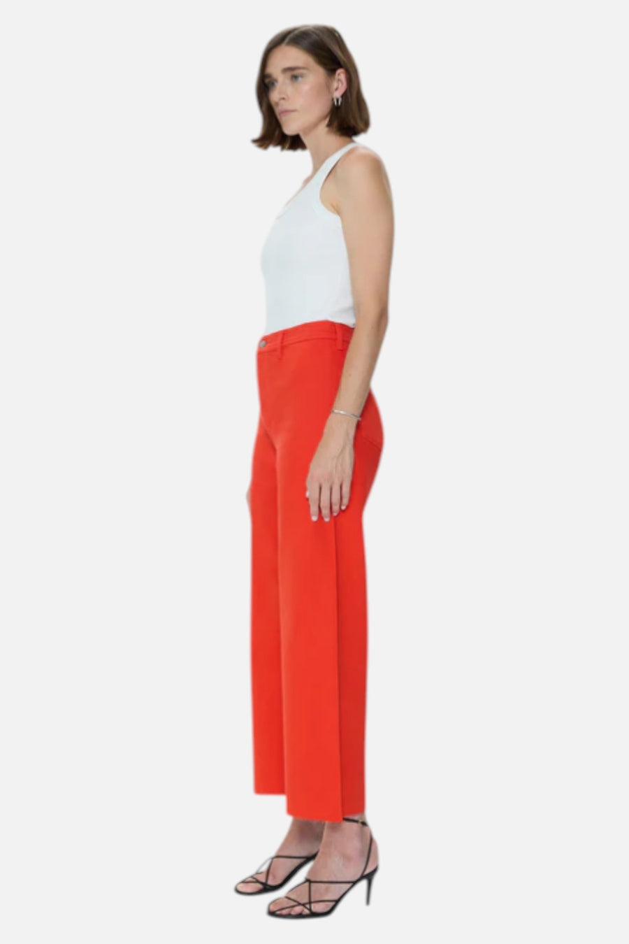 Pistola Penny Crop Jeans in Chili – on model