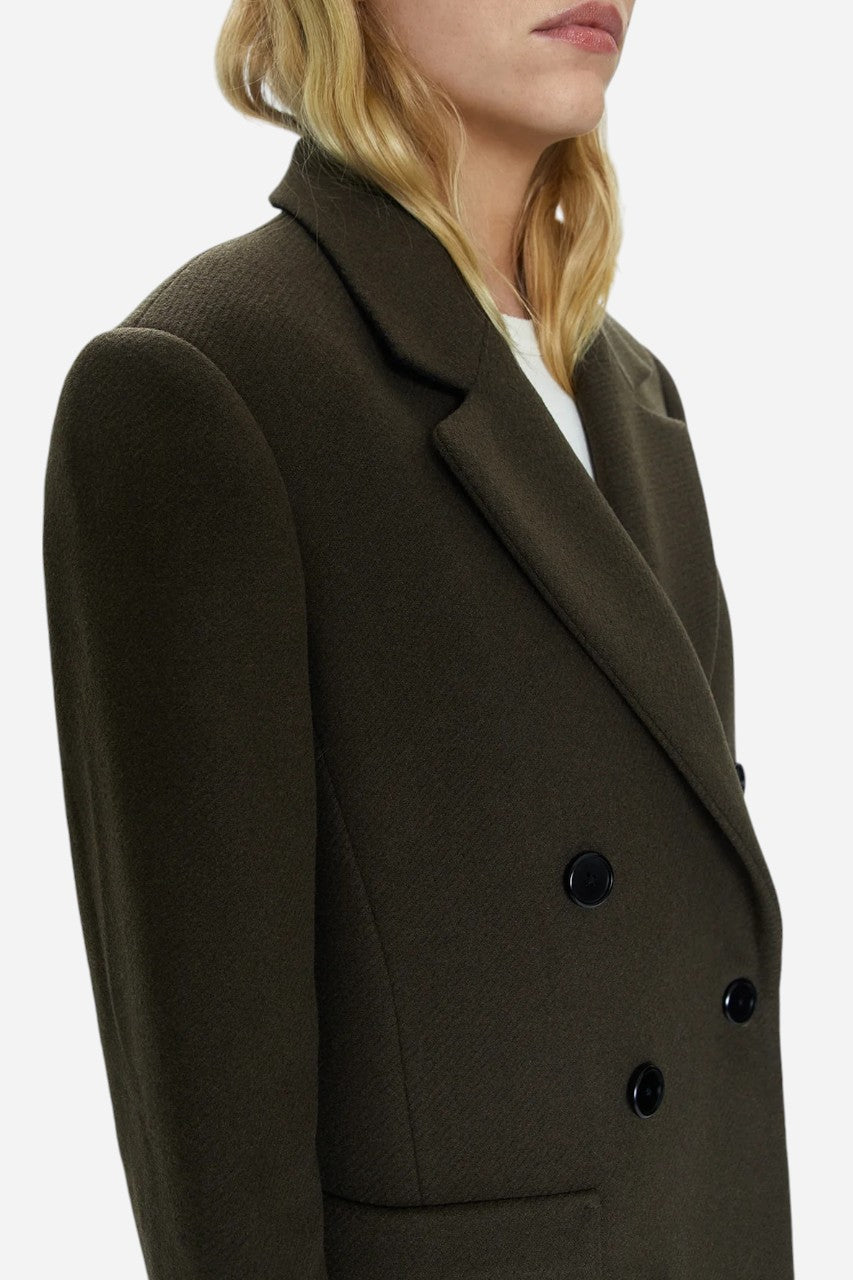 Pistola Prescott Coat in Caper – alternate