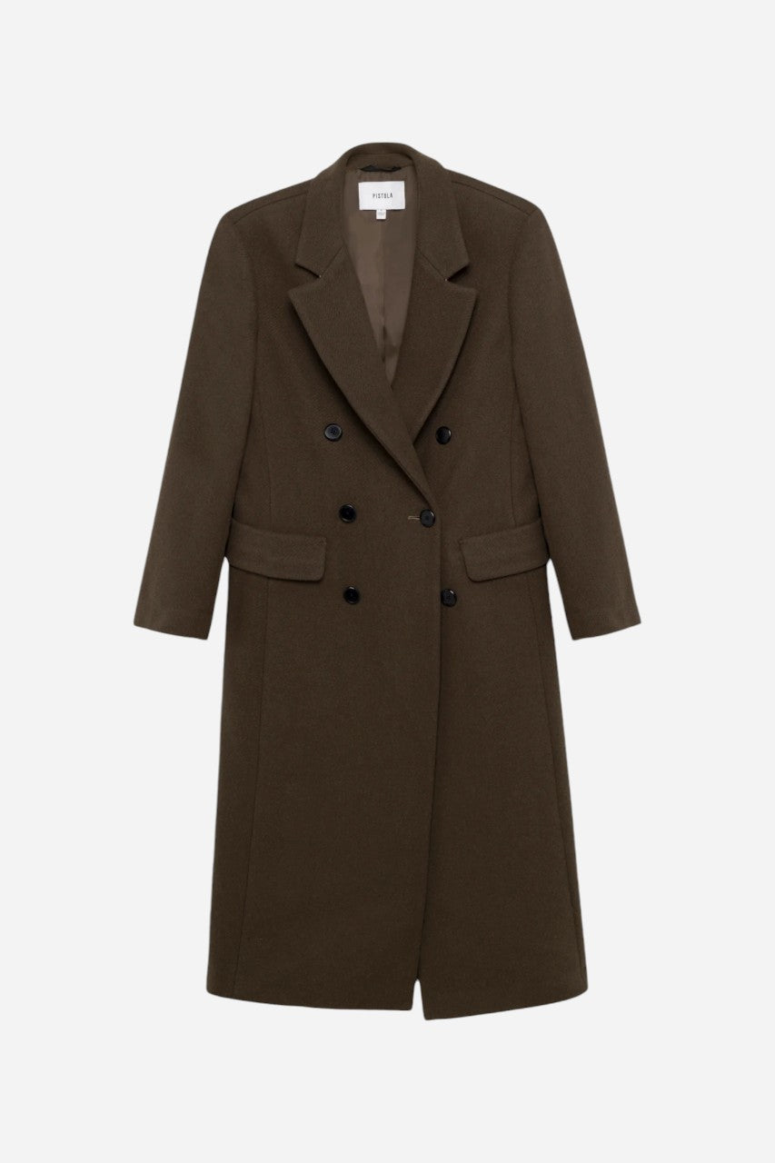 Pistola Prescott Coat in Caper – alternate