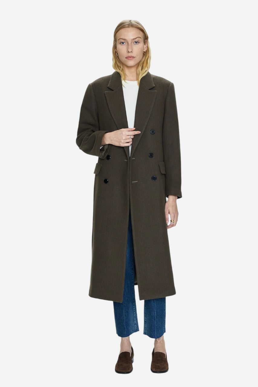 Pistola Prescott Coat in Caper – front view