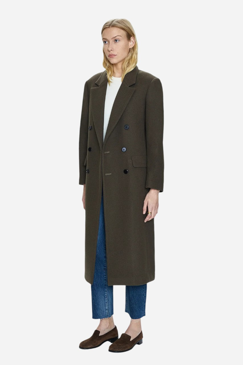 Pistola Prescott Coat in Caper – side view