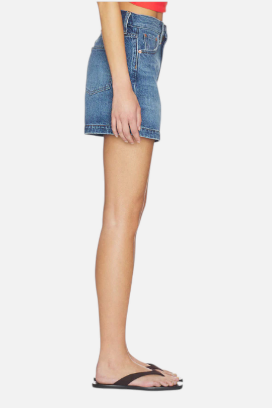 Pistola Saige Shorts in Wishbone – detail