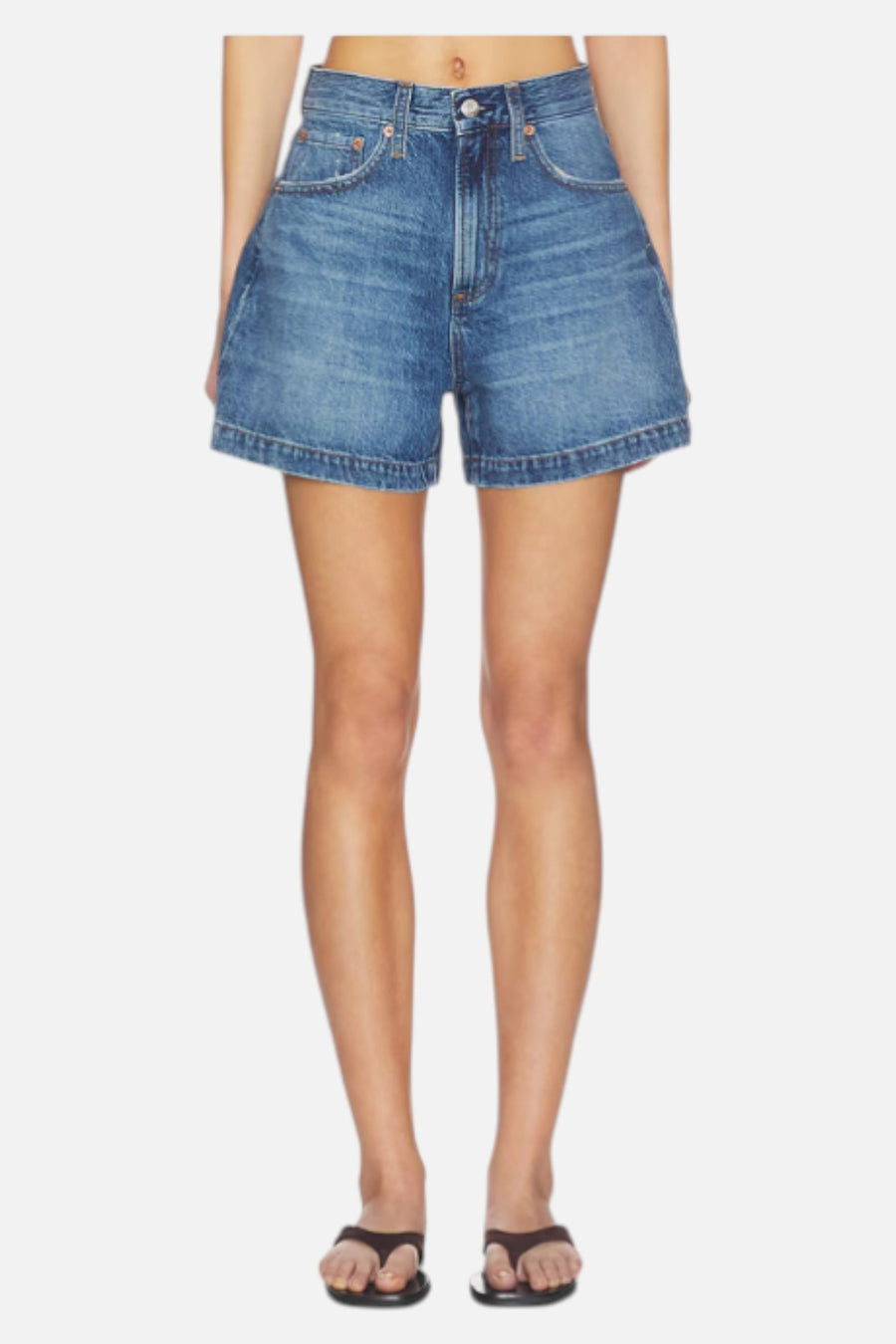 Pistola Saige Shorts in Wishbone – on model