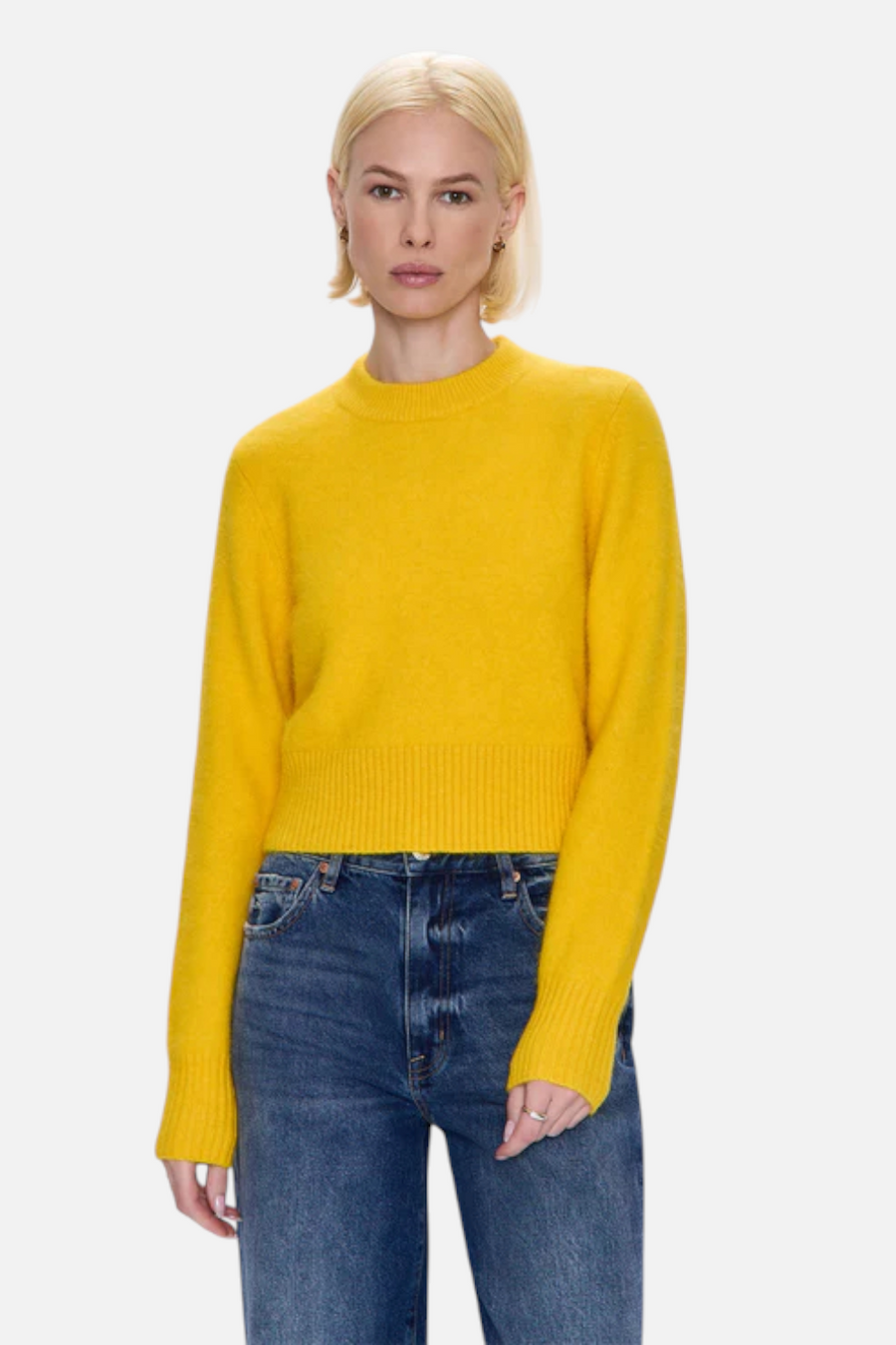 Pistola Sara Sweater in Citron – front view