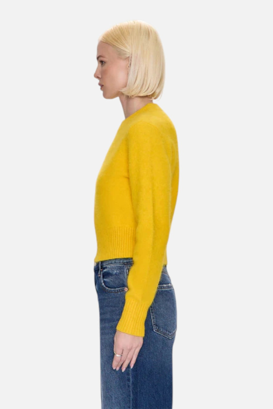 Pistola Sara Sweater in Citron – side view