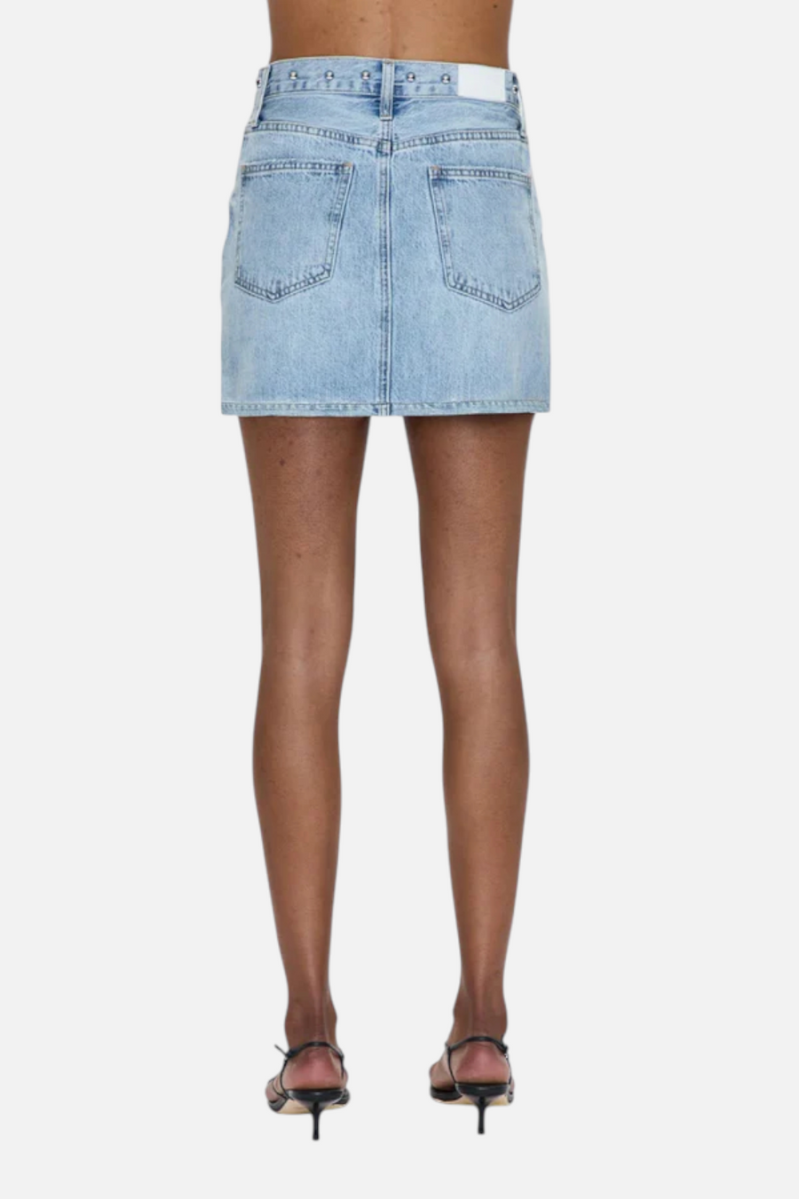 Pistola Skye Jean Skirt in Apollo – side view