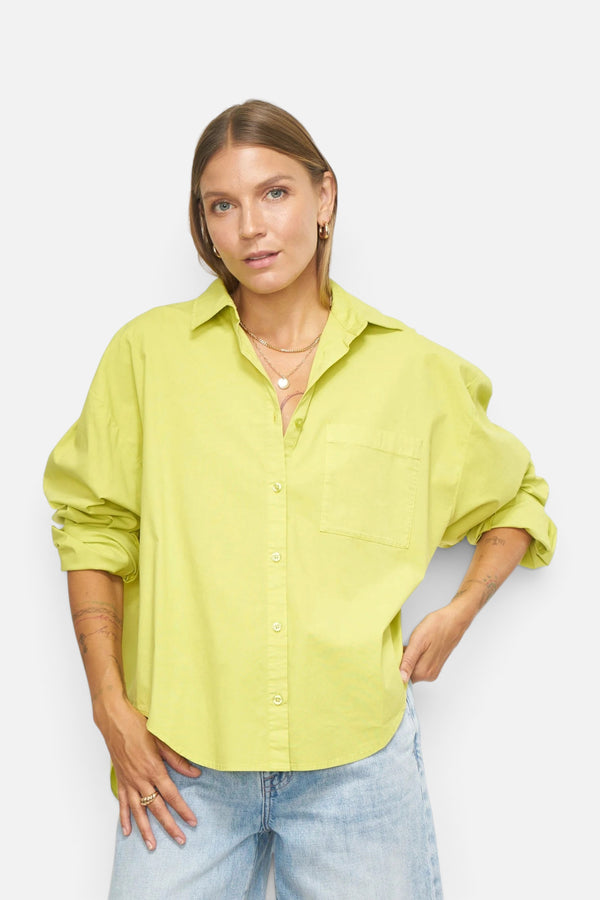Pistola Sloane Oversized Button Down Shirt in Margarita
