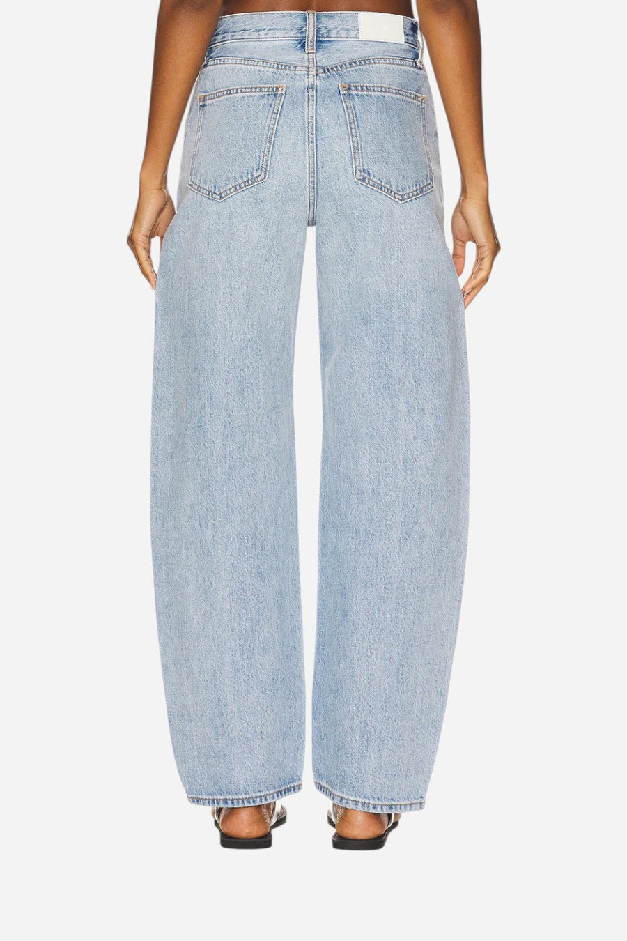 Pistola Wes High Rise Barrel Jean - Gaze – detail