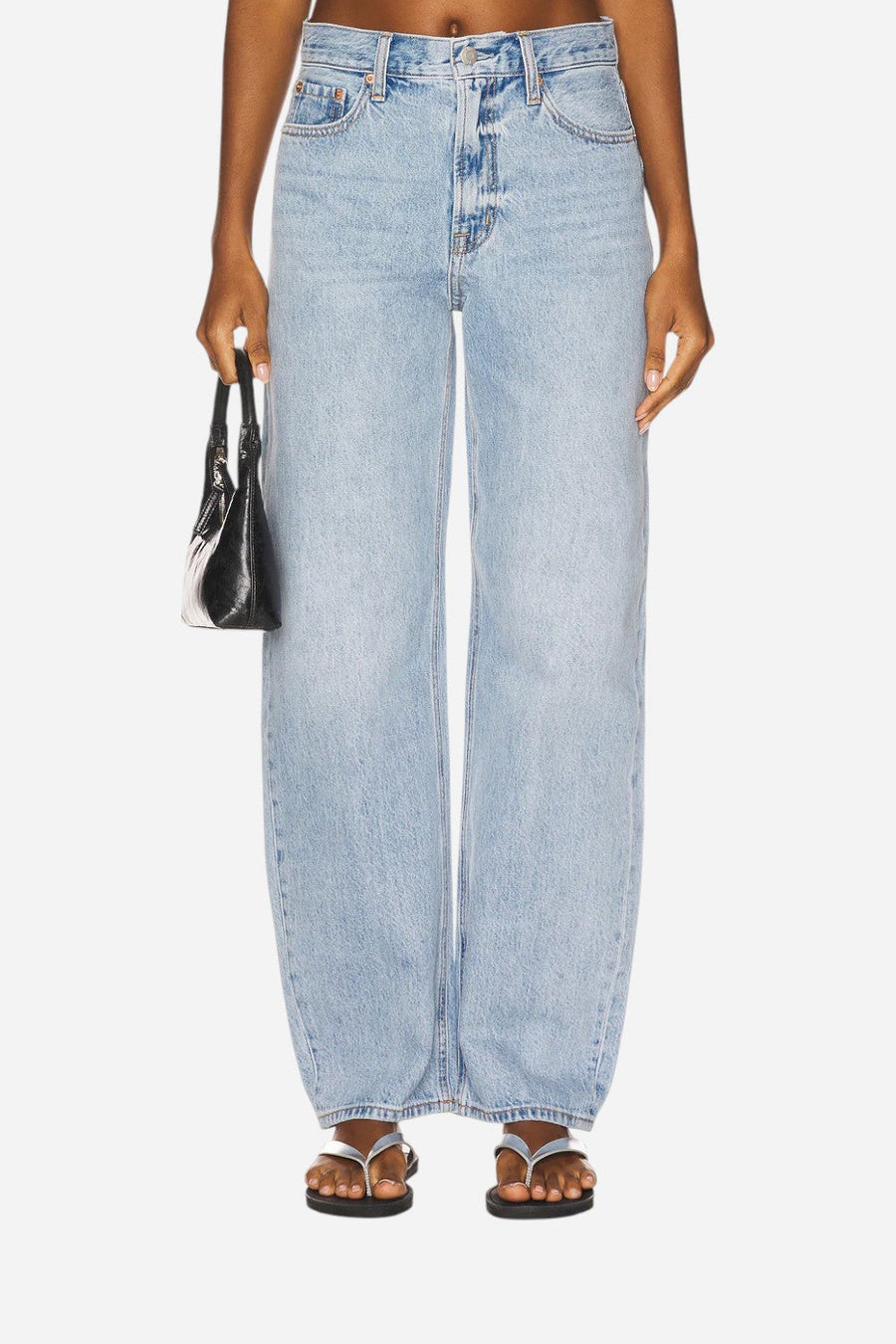 Pistola Wes High Rise Barrel Jean - Gaze – front view