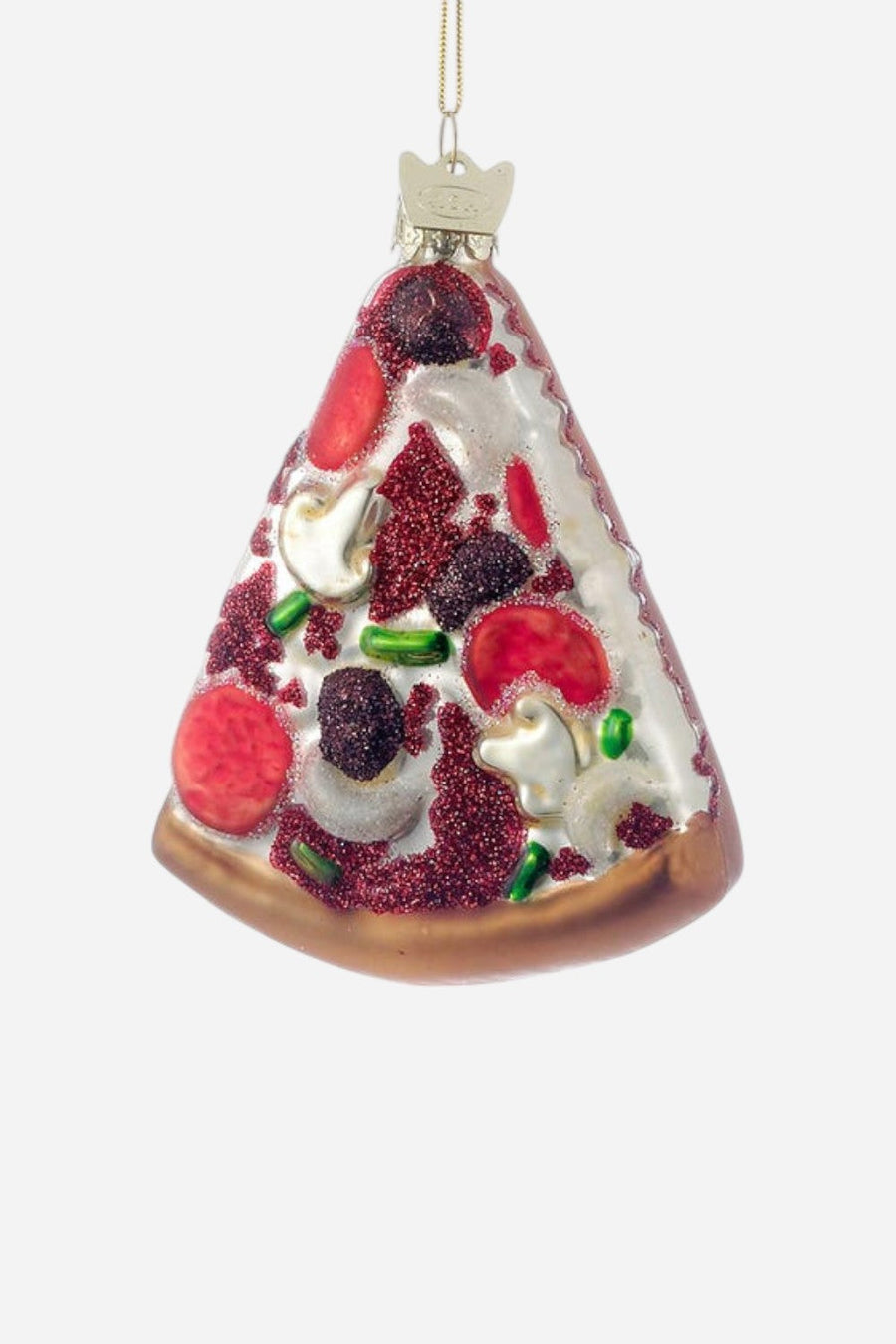 Pizza Slice Ornament – front view