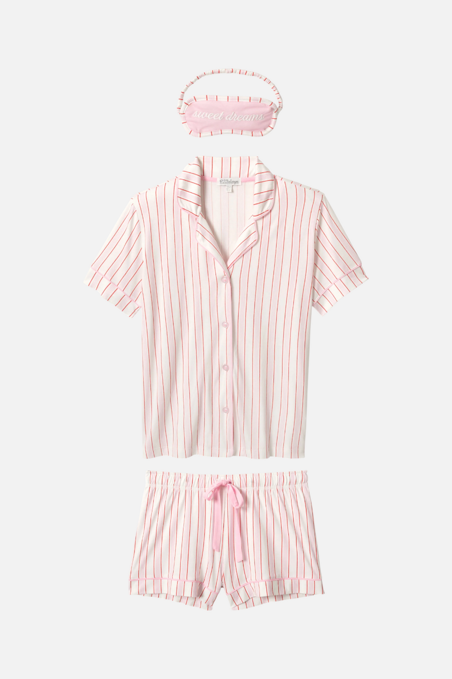 PJ Salvage Feeling Love Striped 3-Piece PJ Set – detail