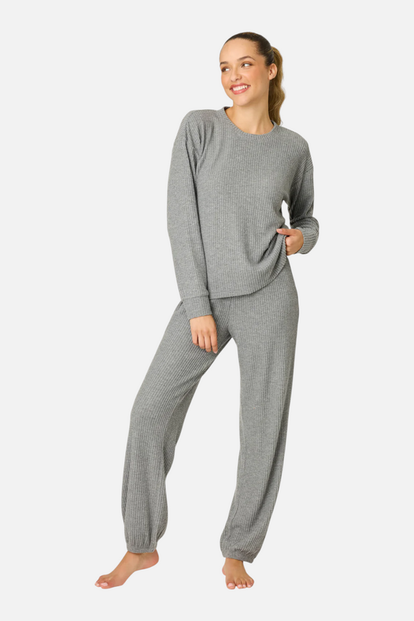 PJ Salvage Fireside Sparkle Charcoal PJ Set