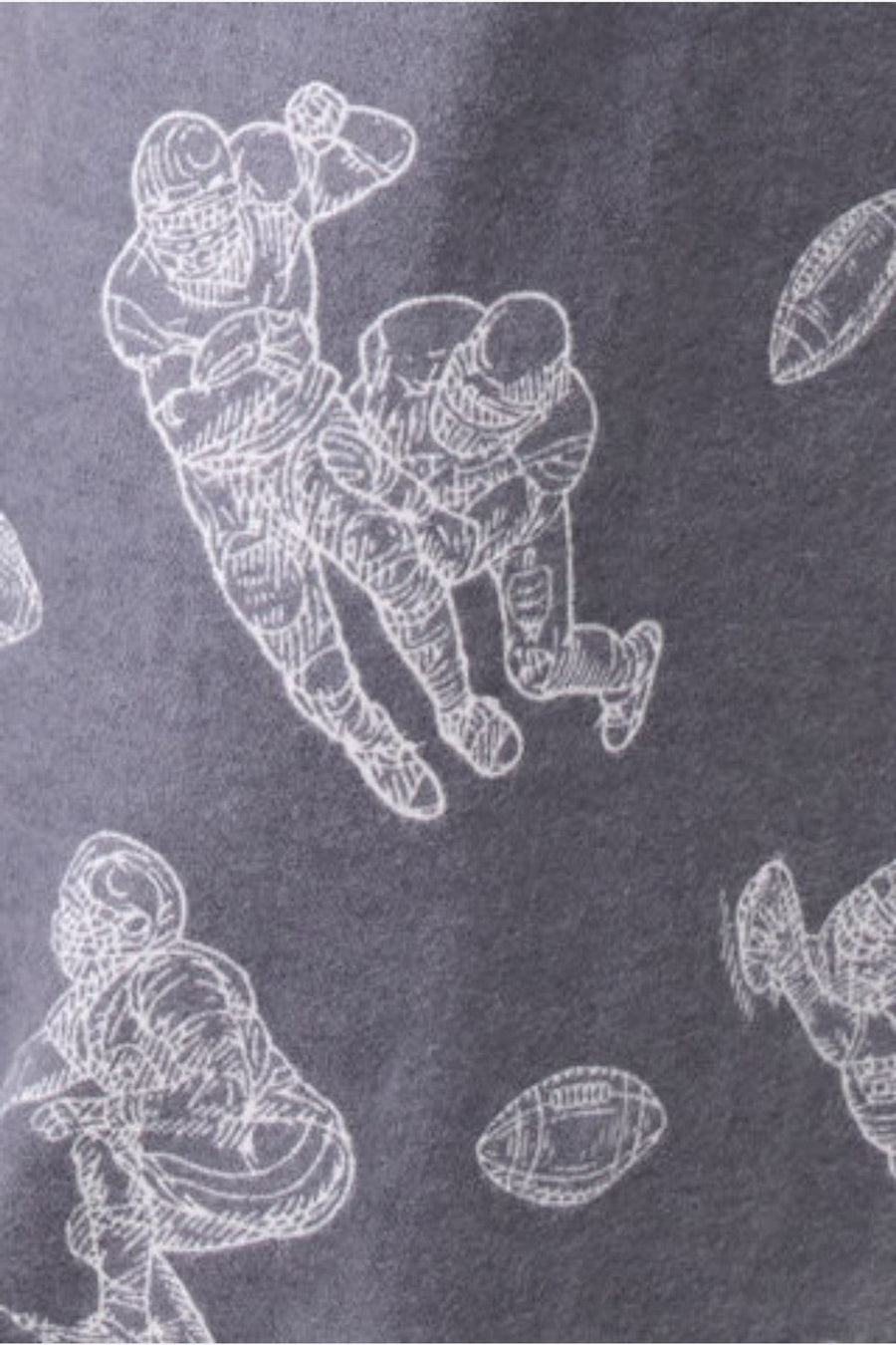 PJ Salvage Game Day Flannel Pants Charcoal – alternate